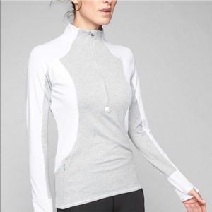 Athleta Color-block Running Wild Half ZIP